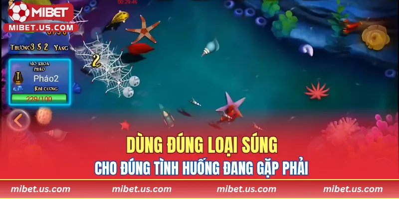 Dùng đúng loại súng cho đúng tình huống đang gặp phải