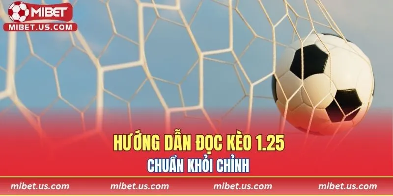 Hướng dẫn đọc kèo 1.25 chuẩn khỏi chỉnh
