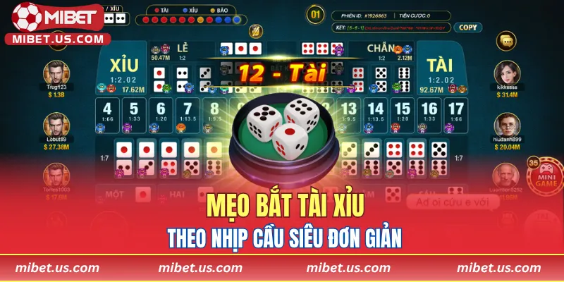 Mẹo bắt Tài Xỉu theo nhịp cầu siêu đơn giản