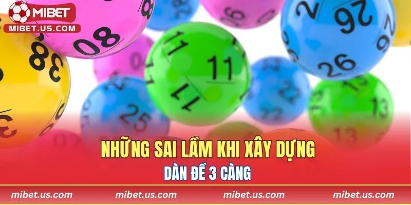 Những sai lầm khi xây dựng dàn đề 3 càng